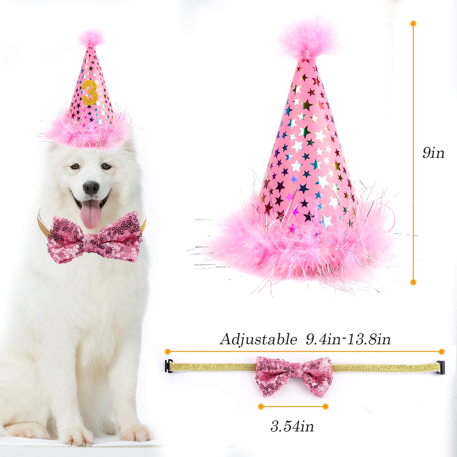 AROIC stickers anniversaire chien décor rapide et personnalisable