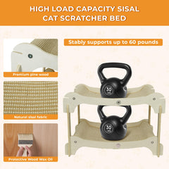 AROPEME grattoir-chat grande-taille convient aux grands chats.