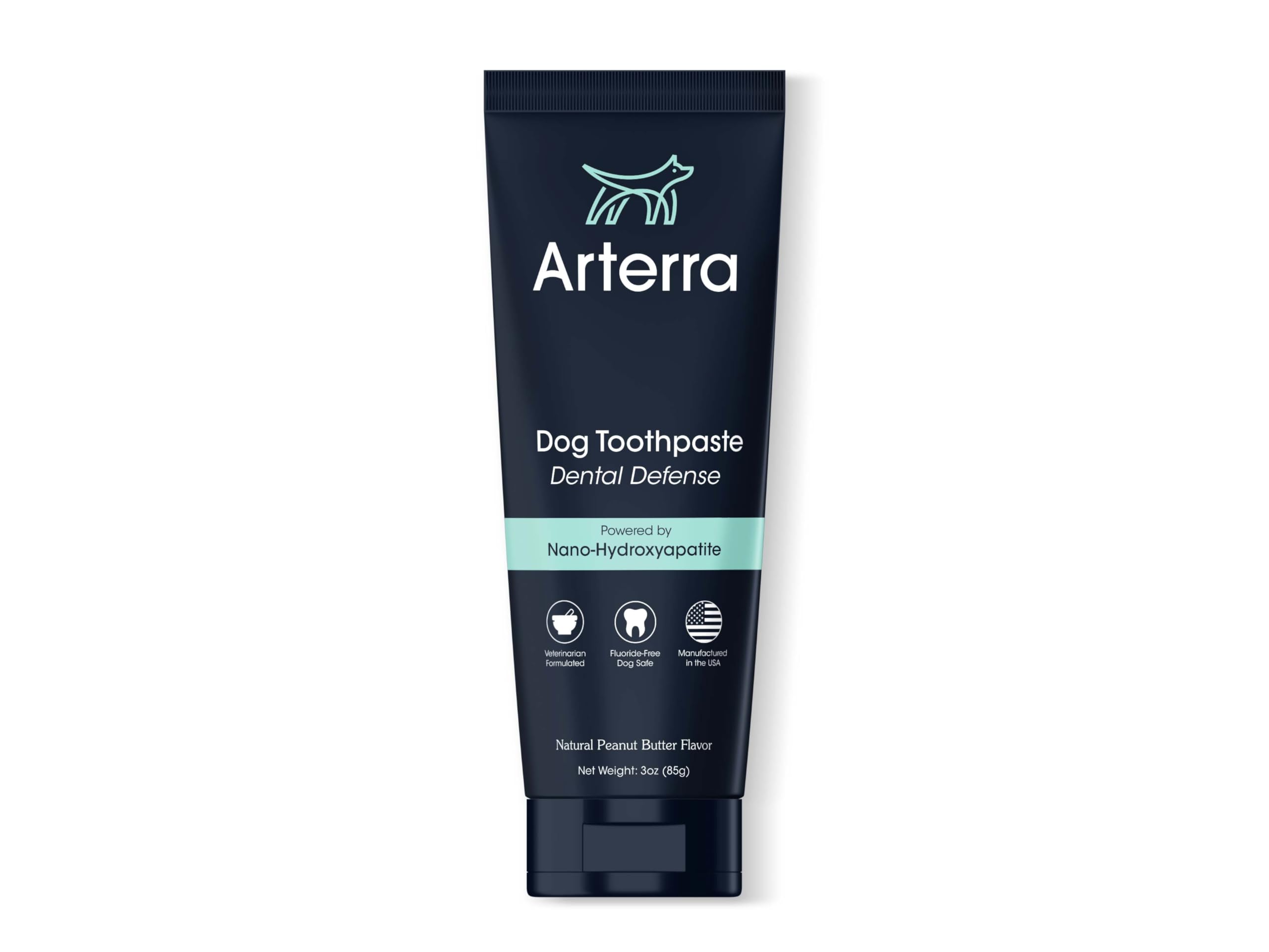 Dentifrice Arterra Pet Science en tube — reminéralise l'émail des chiens