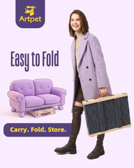 Artpet rampe bois naturel : materiau sûr et stable pour l interieur.