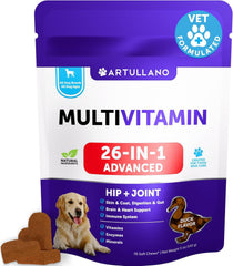 Artullano 20-en-1 gommes chien offrent soutien général et bien-être.