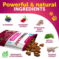 Artullano Dog UT Treats – huile de poisson et canneberge pour le soutien digestif et peau saine.