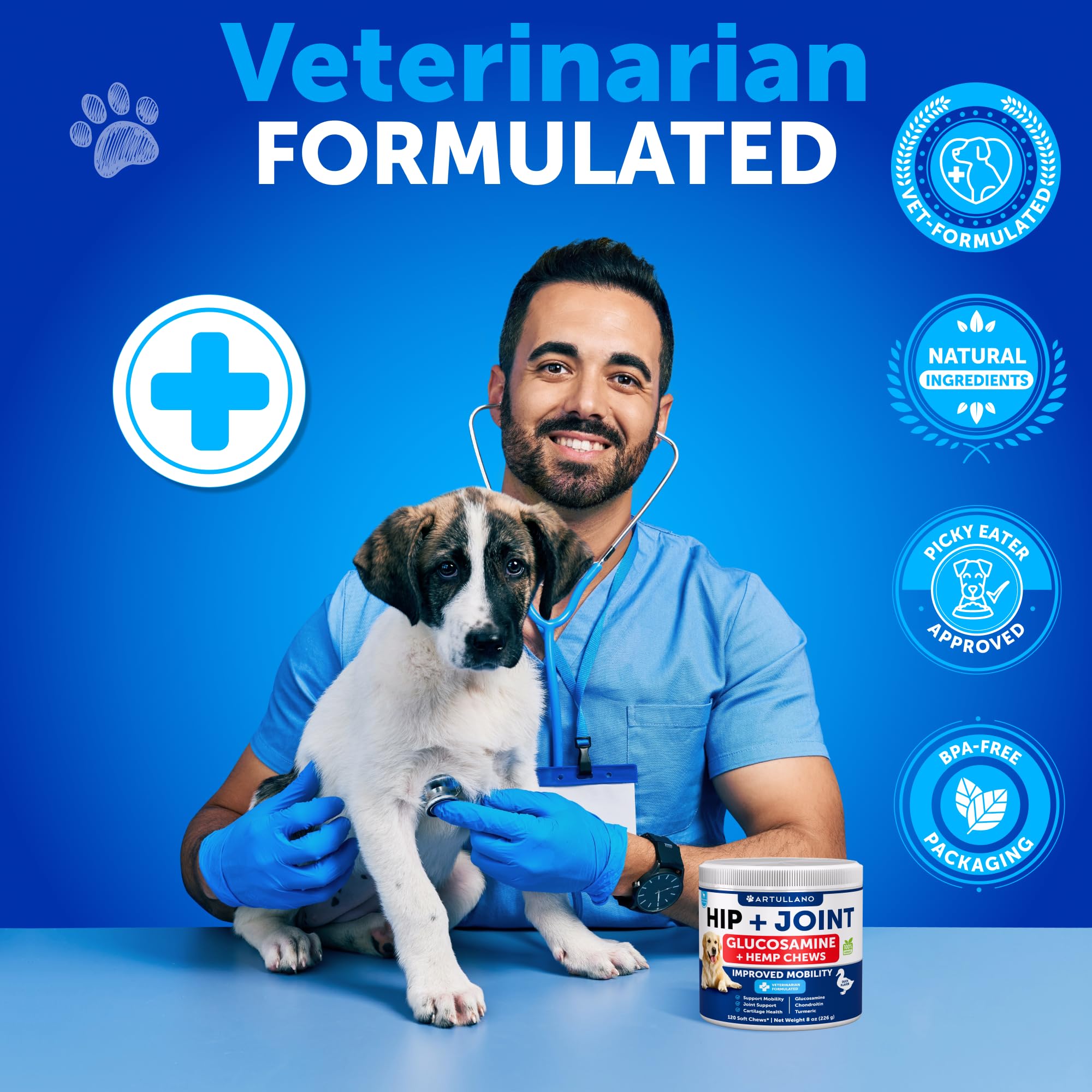 Artullano paquet 120 gommes chien, praticité d'utilisation