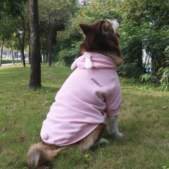 ARUNNERS costume lapin pour chien rose 8X-Large avec fermeture YKK, robustesse et facilité d’usage.