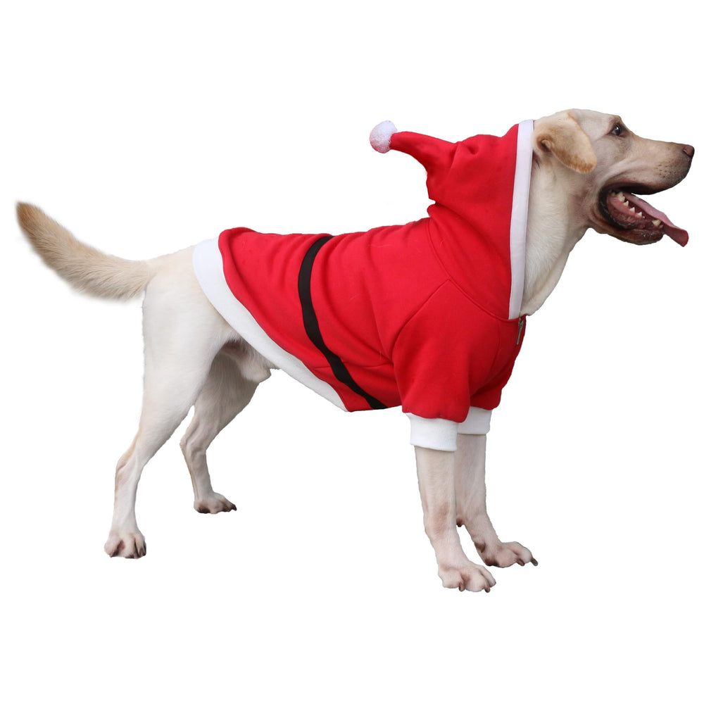 ARUNNERS costume Noël pour chien Pere Noël 9X-Large avec zip sécurisée