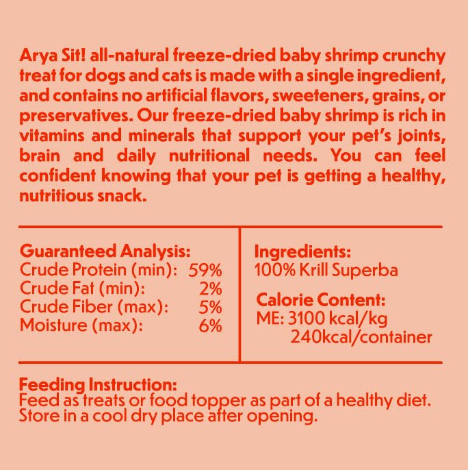 Arôme frais des crevettes bébé, allure appétente lors des repas.