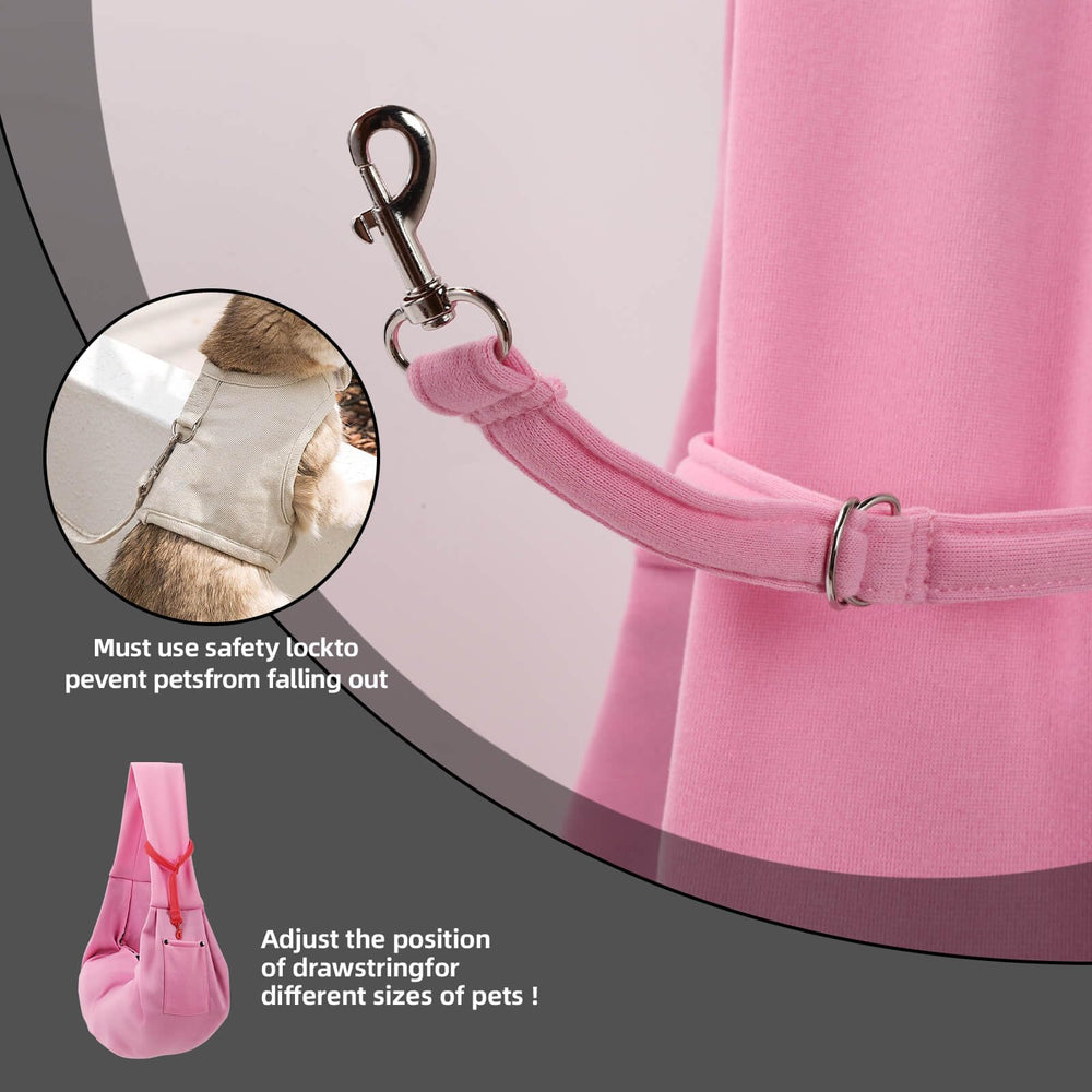 ARZQUT dimensions 21x12 rose, adapté pour petits animaux jusqu’à 5 kg.