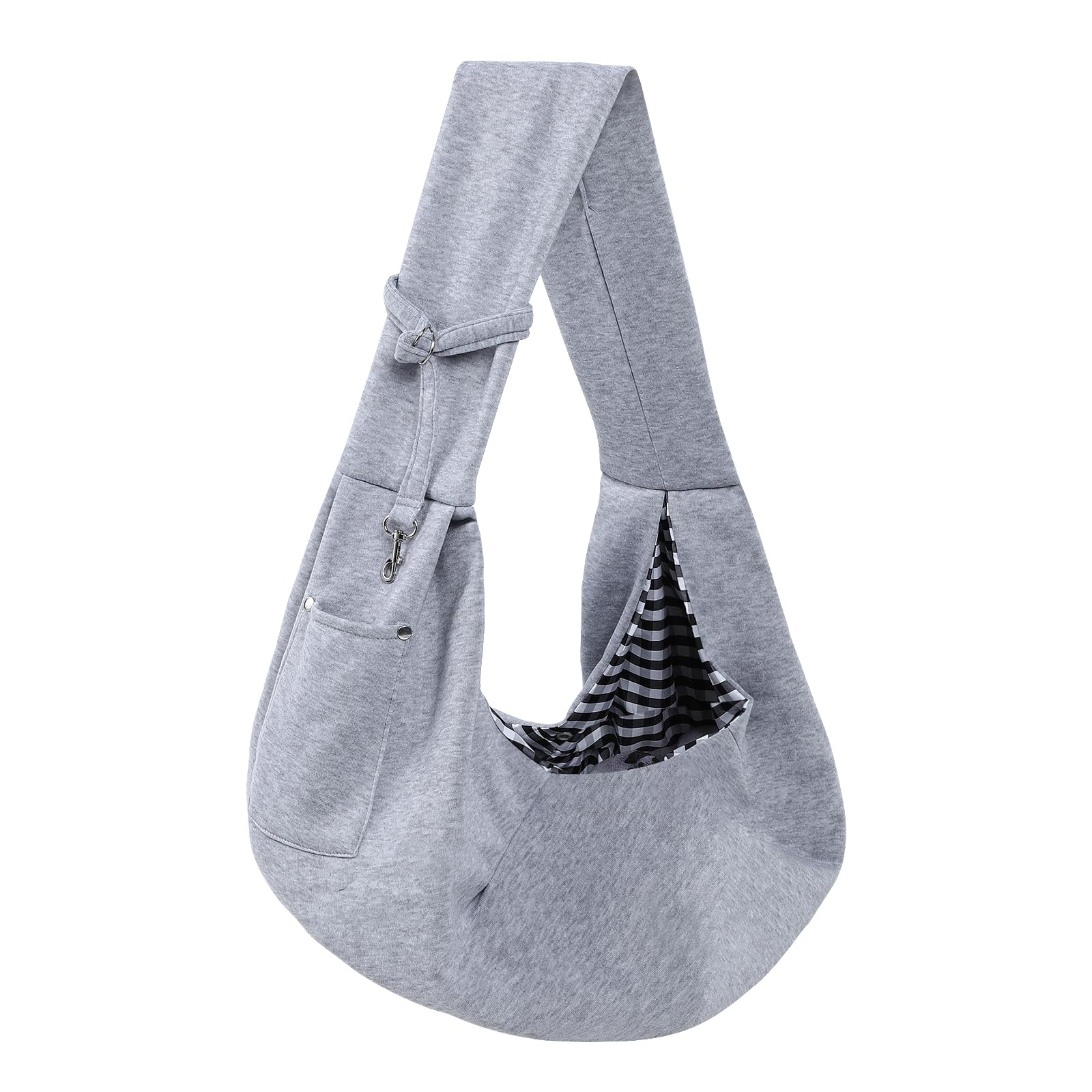 ARZQUT porte-chien sangle réversible gris, confort quotidien pour votre animal.