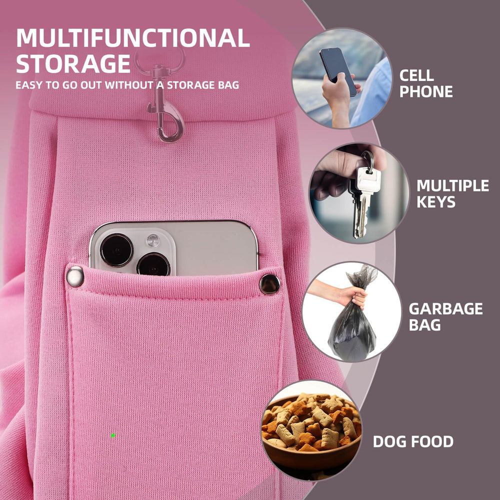 ARZQUT porte objets epaule rose, rangement pratique pour clés et téléphone.