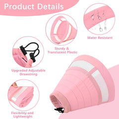 ASENKU collier conique rose, utilisation quotidienne facile et agréable.