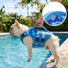 ASENKU gilet sauvetage chien dos avec mesh respirant