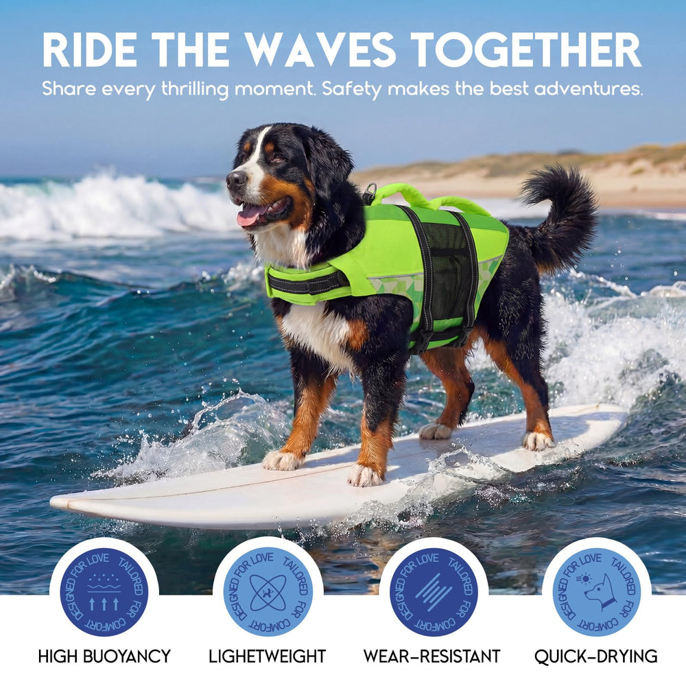 ASENKU gilet sauvetage chien matière ripstop oxford et nylon durable