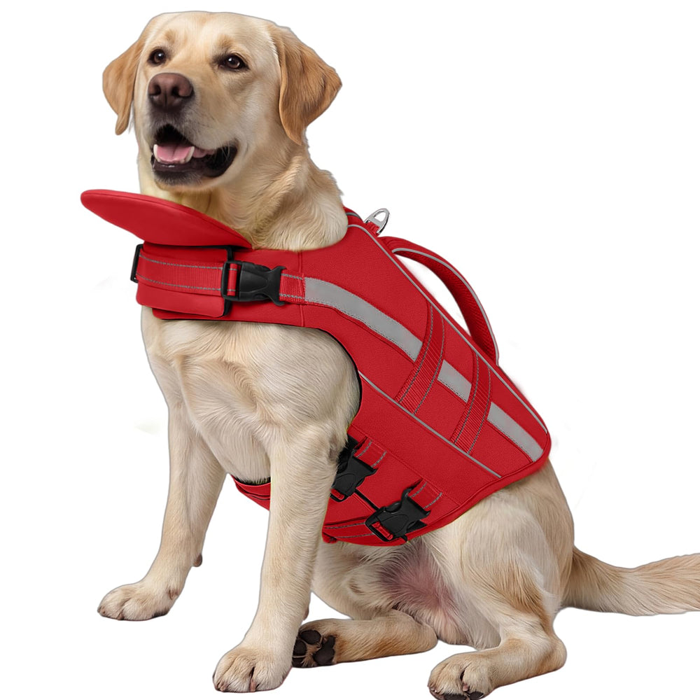 ASENKU gilet sauvetage chien avec flotteur avant amovible pour mieux flotter