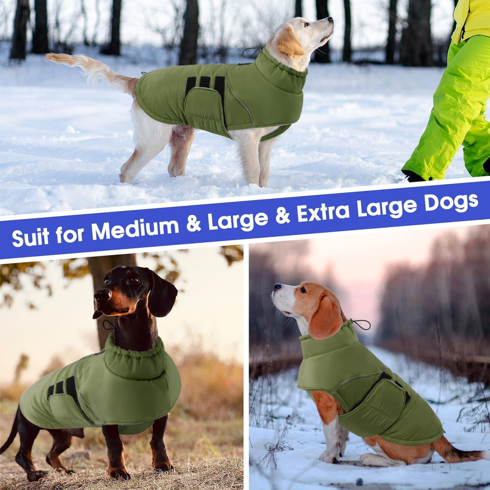 ASENKU manteau chien ajustable par velcro pour un meilleur fit