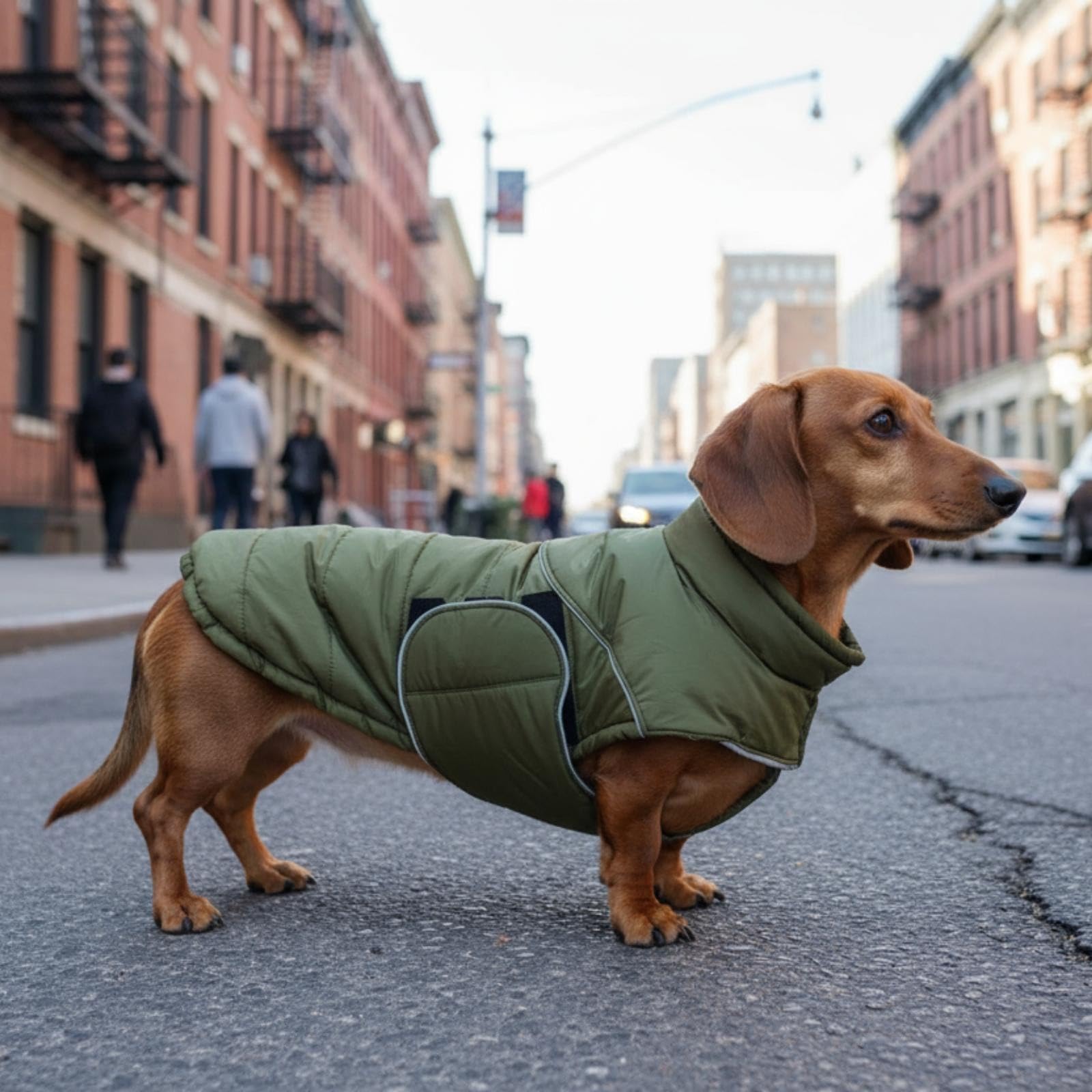ASENKU manteau chien fermeture protectrice évitant frottement