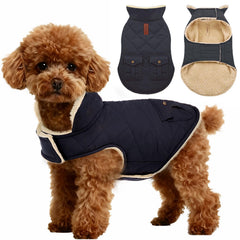ASENKU manteau chien hiver chaud — avant pour chaleur et confort lors des balades.