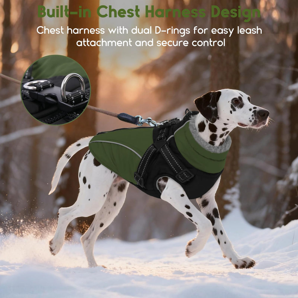 ASENKU manteau chien imperméable anti-vent parfait sous la neige