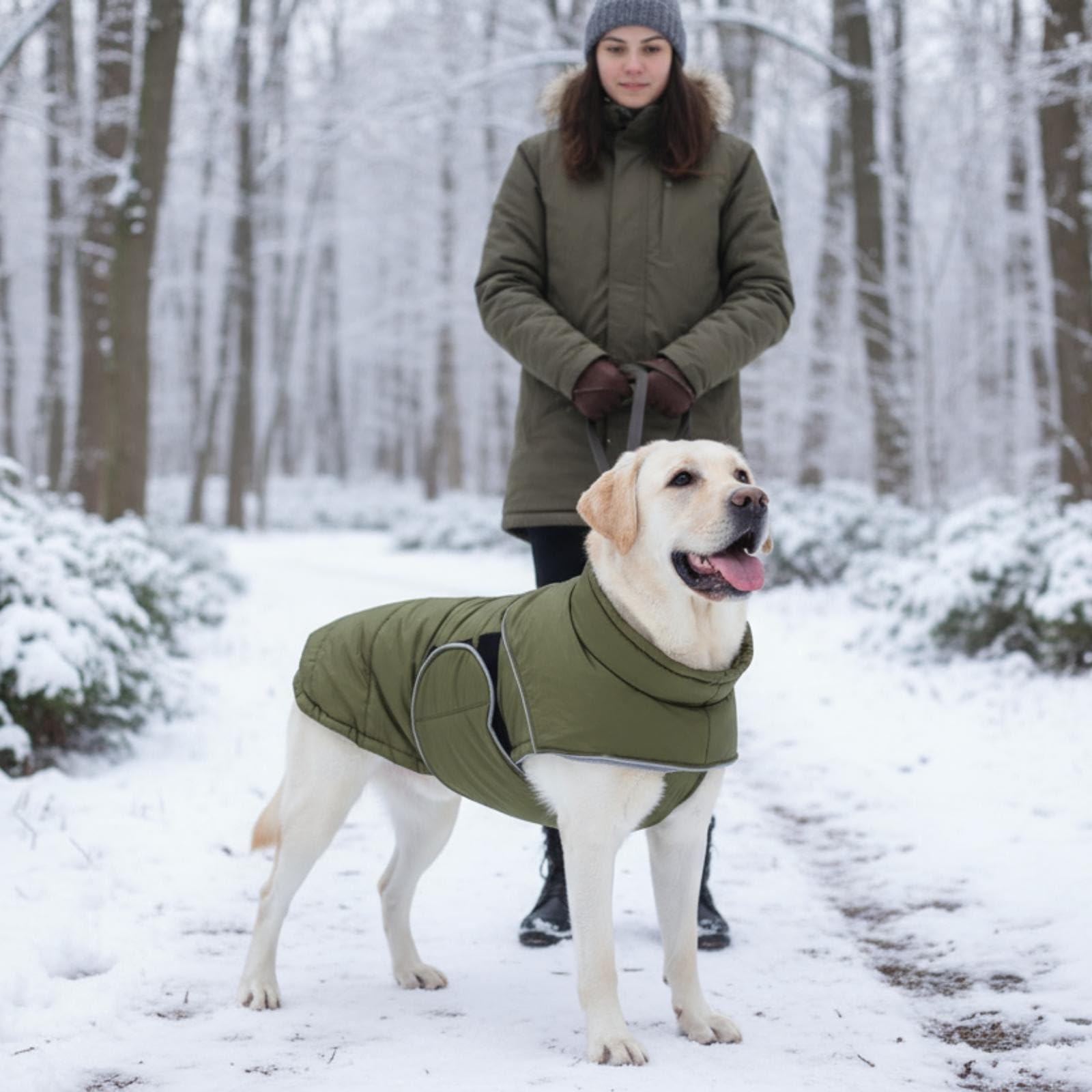 ASENKU manteau chien polaire doux pour chaleur confortable