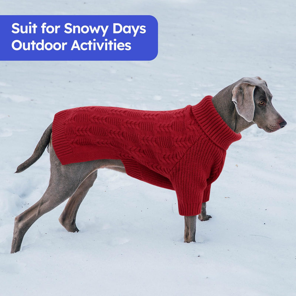 ASENKU pull-chien 4XL look chic, parfait pour fêtes d’hiver.