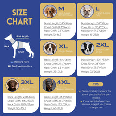 ASENKU pull chien XXL manches longues, enfiler facilement.