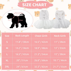 ASENKU robe-chien-dos-noeuds-mesh: design unique et aéré