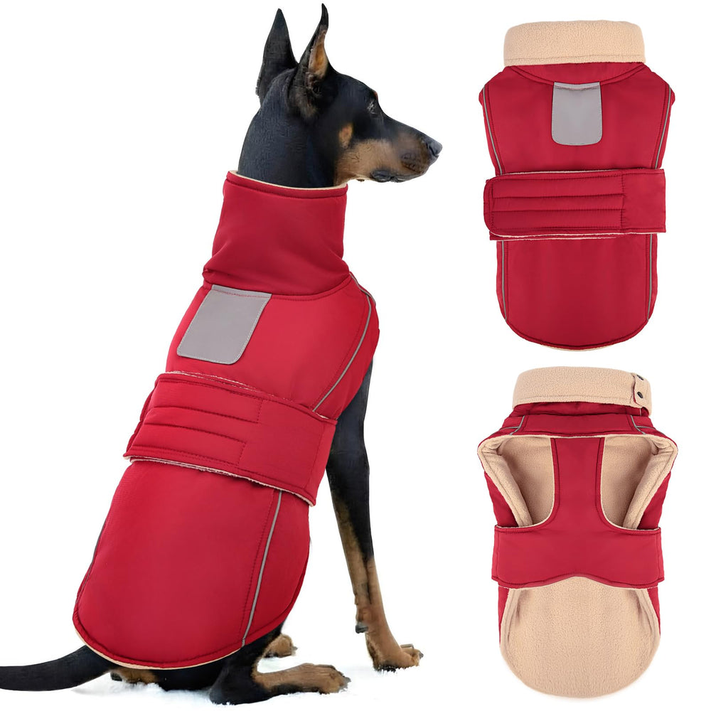 ASENKU veste chien chaude usage quotidien — idéale pour randonnées et balades hivernales