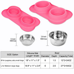 AsFrost tapis silicone anti-débordement, base stable évite les éclaboussures.