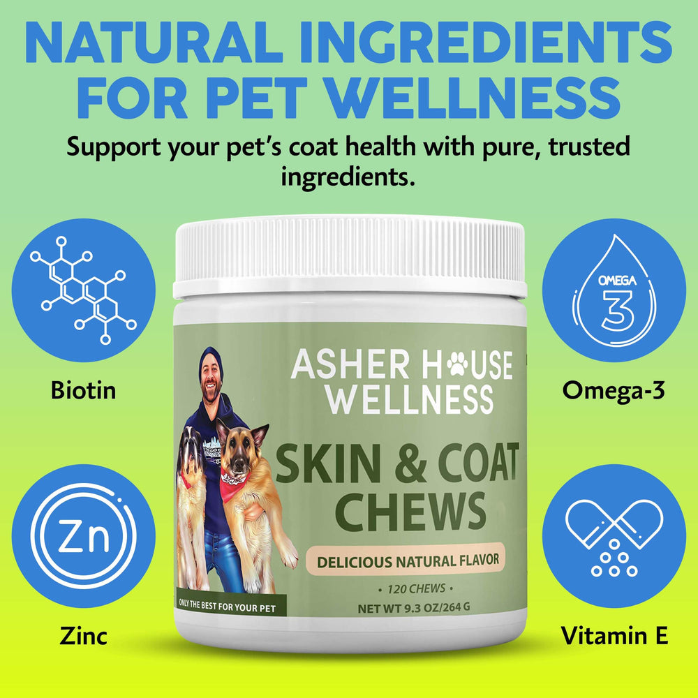 ASHER HOUSE WELLNESS – utilisation quotidienne simple, sans effort pour votre chien.