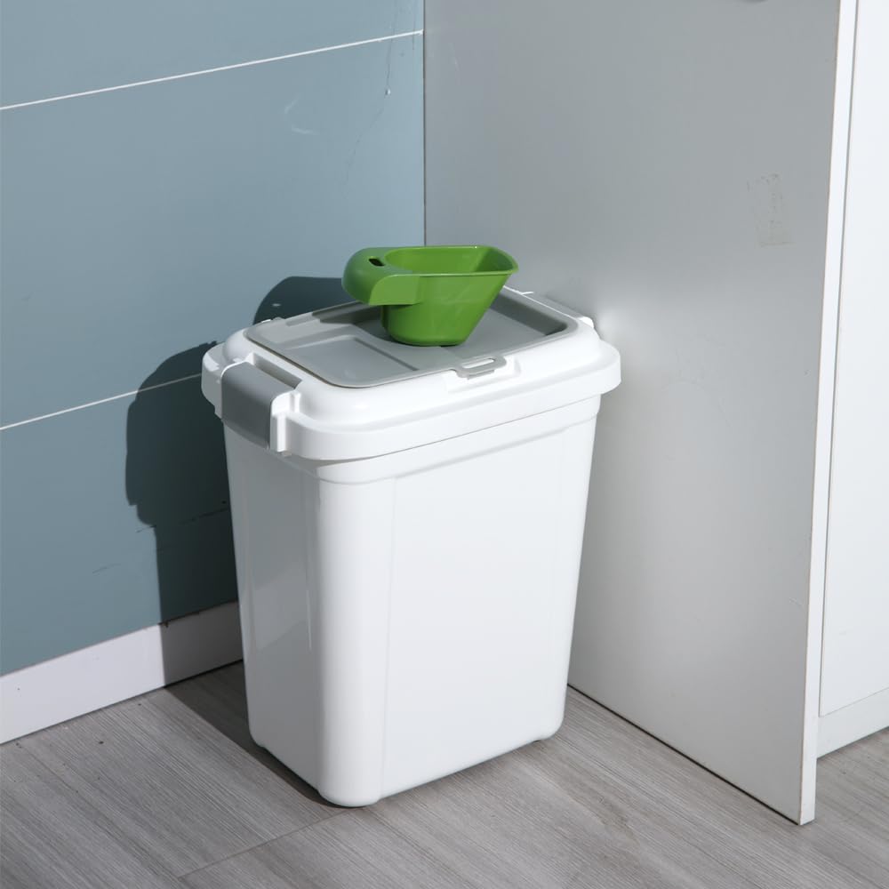 Ashfield & Harkness capacité 23qt pour aliments secs jusqu'à 20 livres.