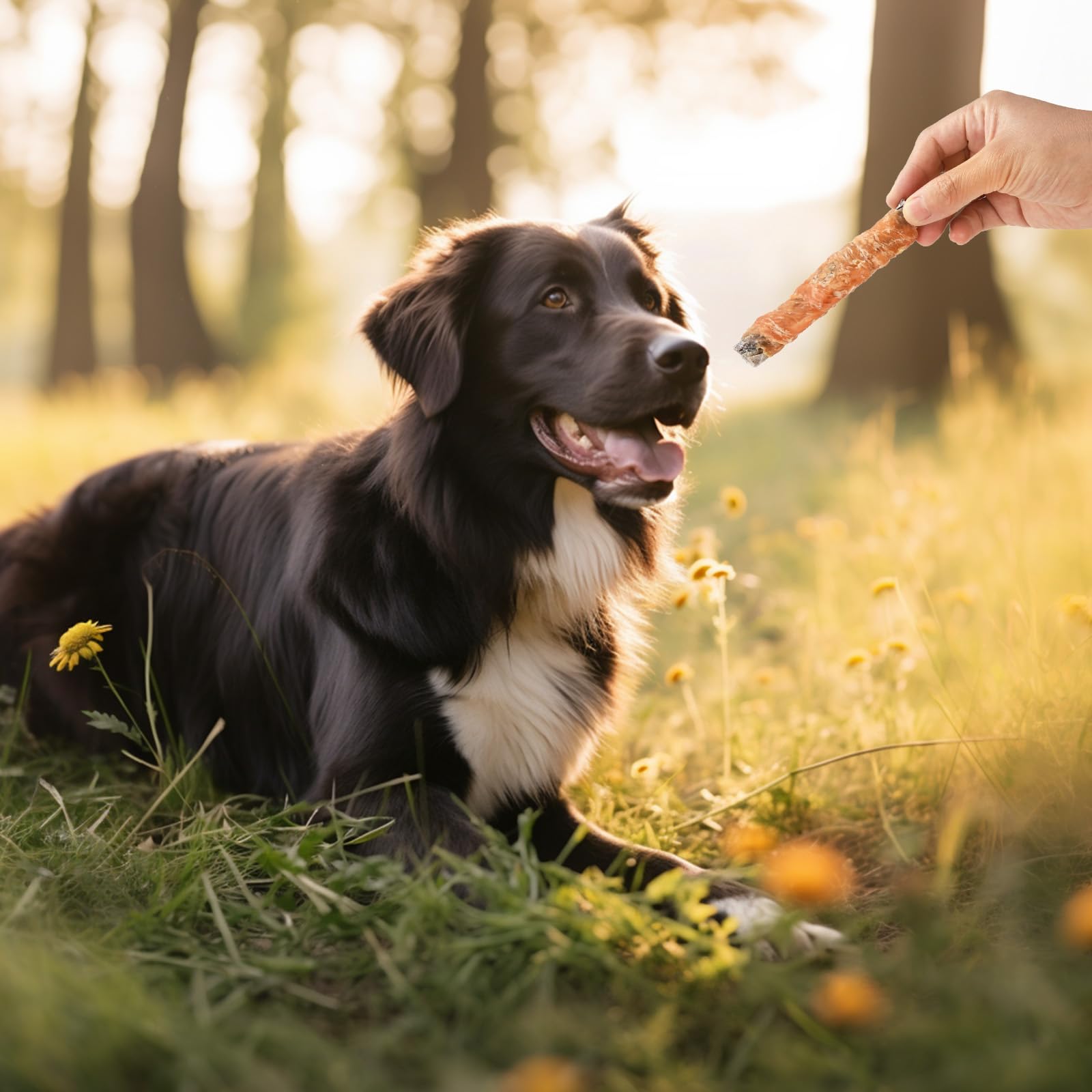 ASMPET chien dégustant le bâton, récompense idéale pendant l entraînement