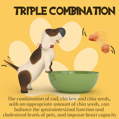 ASMPET dents et gencives: texture à mâcher soutenant l'hygiène dentaire.