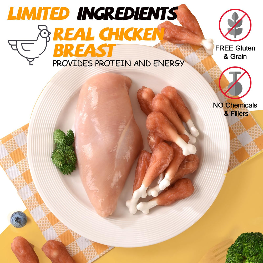ASMPET friandise poulet, dents propres et haleine fraiche