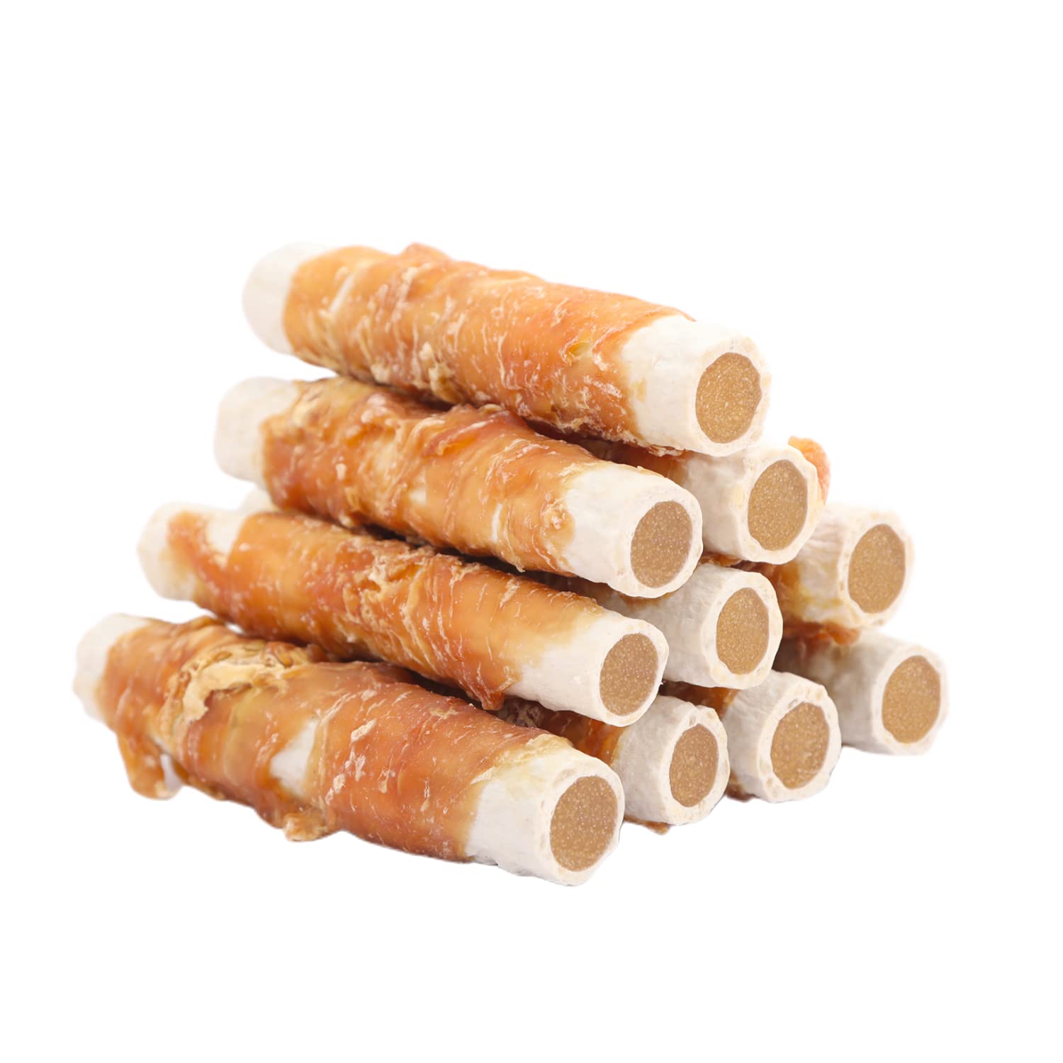 ASMPET os-wrap poulet et patate douce, friandise durable pour petit chien