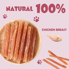 ASMPET sachet refermable poulet: fraîcheur garantie entre les récompenses.