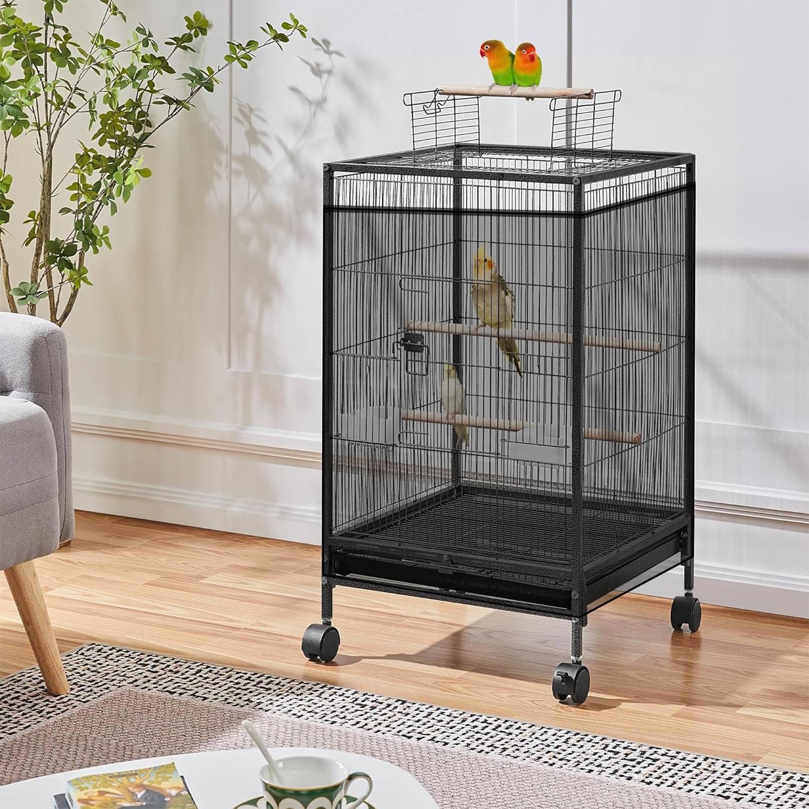 ASOCEA compatibilité cages rondes et carrées convient à diverses tailles.