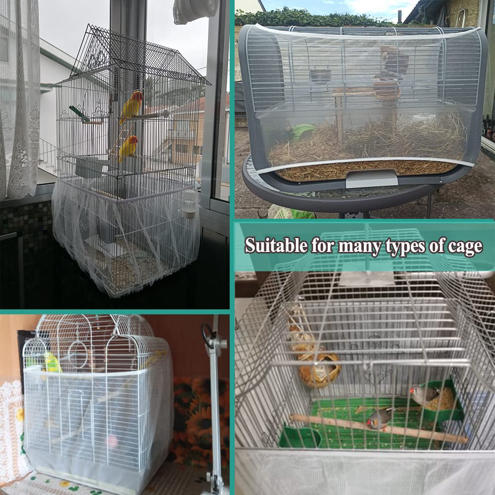 ASOCEA Longueur-ajustable-200cm: s'adapte à une cage longue jusqu'à 200 cm.