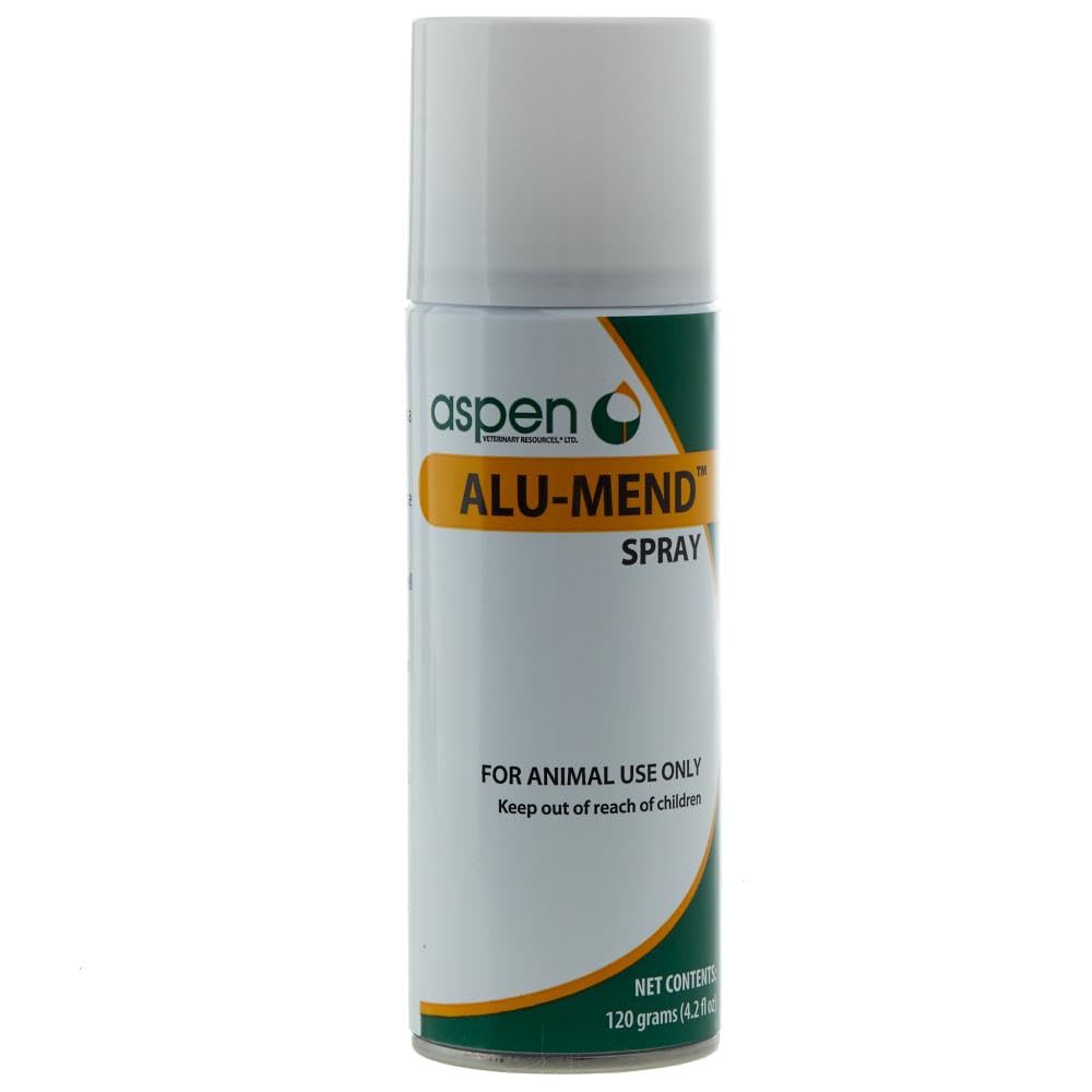 Pansement aérosol Alu-Mend d'Aspen pour animaux, barrière protectrice contre les irritants.