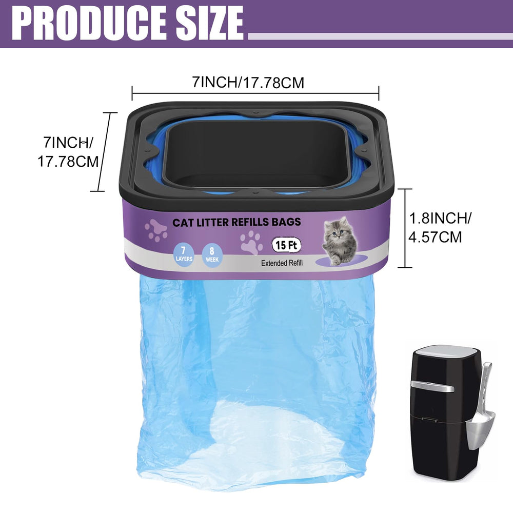 Astrallgn sac-litiere-extra-épais-imperméable, réduction des fuites et confinement des odeurs.