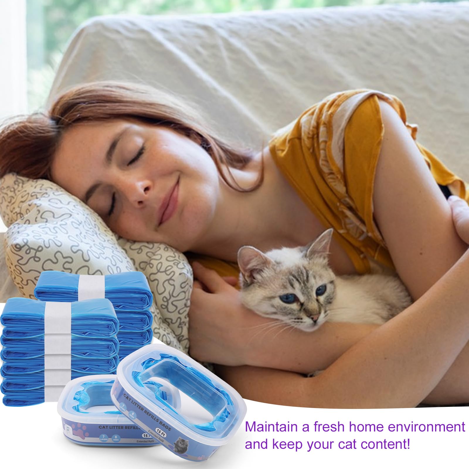 Astrallgn usage-multi-chats-maison: adapté pour foyers multi-chats et espaces variés.