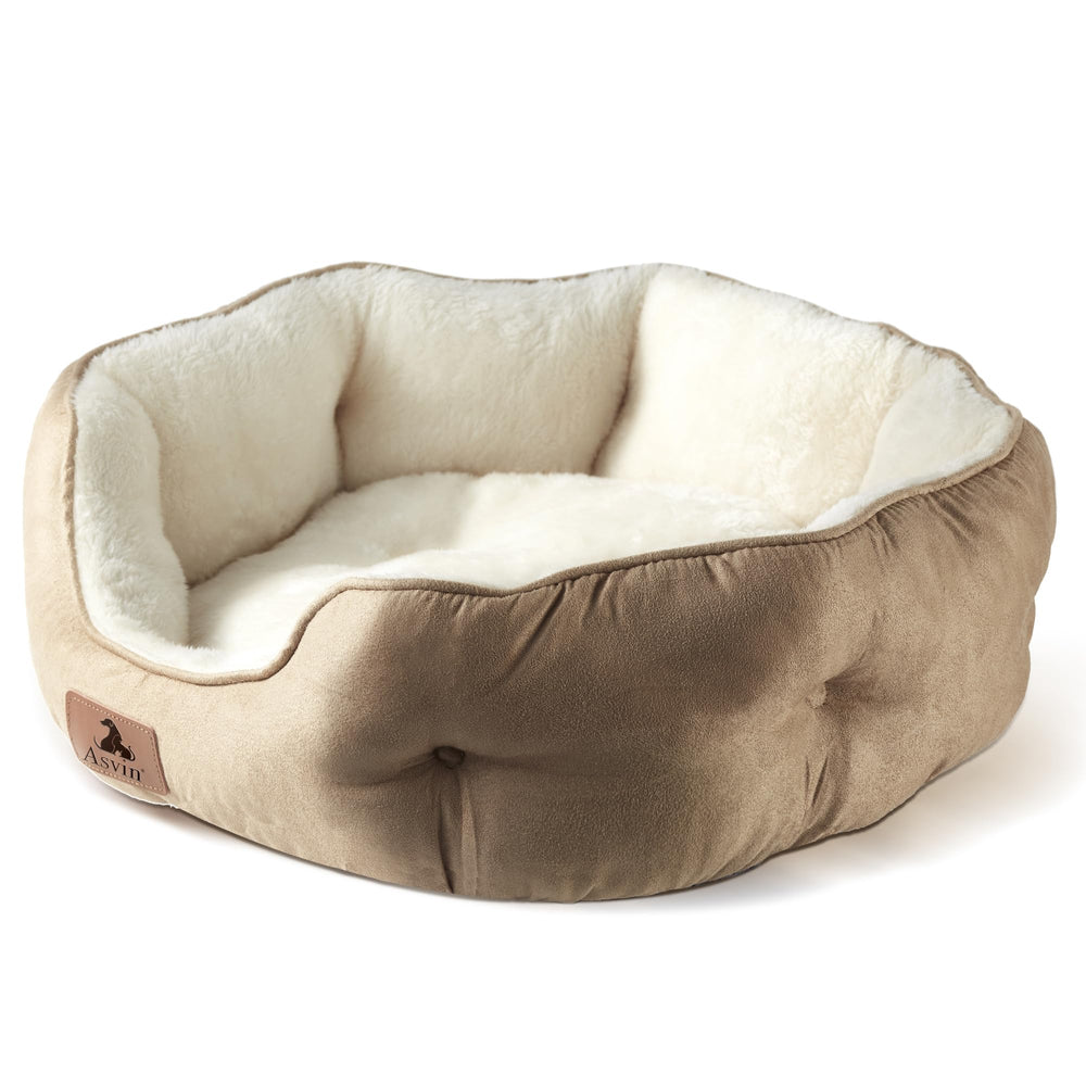 Asvin lit-petit-chien-sherpa-doux offre un cocon moelleux pour se blottir et se détendre.