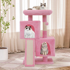 Athena Collection arbre-chat petit rose, poste-grattage sisal, protège meubles.