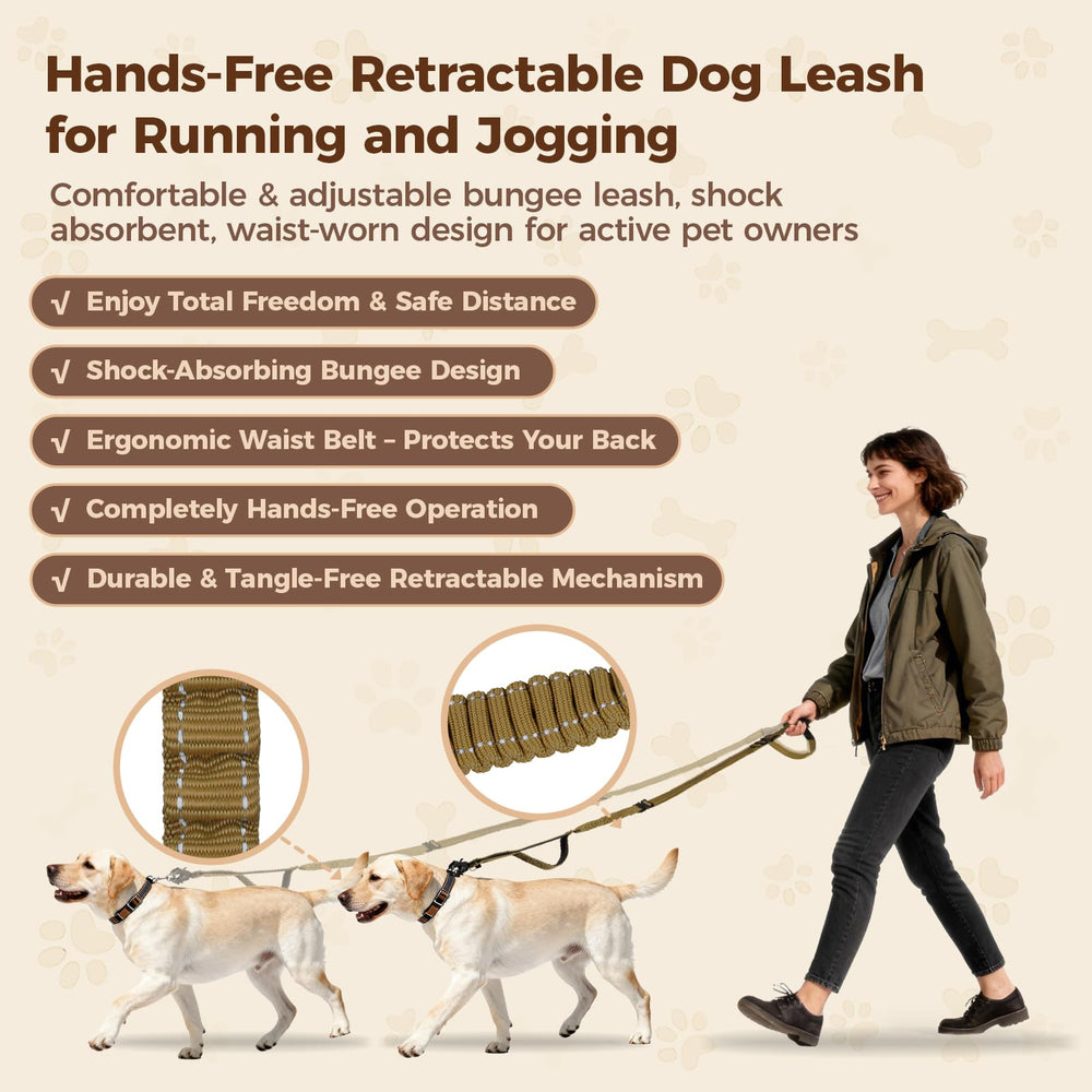 Boucle-ceinture intégrée Atiansen pour sécuriser le chien en voiture.