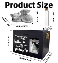 Coffret mémoire Atigrado avec cadre photo intégré pour photos chéries.