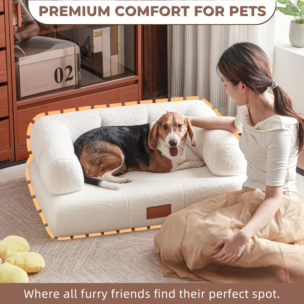 ATJafurn couchage 55 x 58 cm, espace confortable pour chien