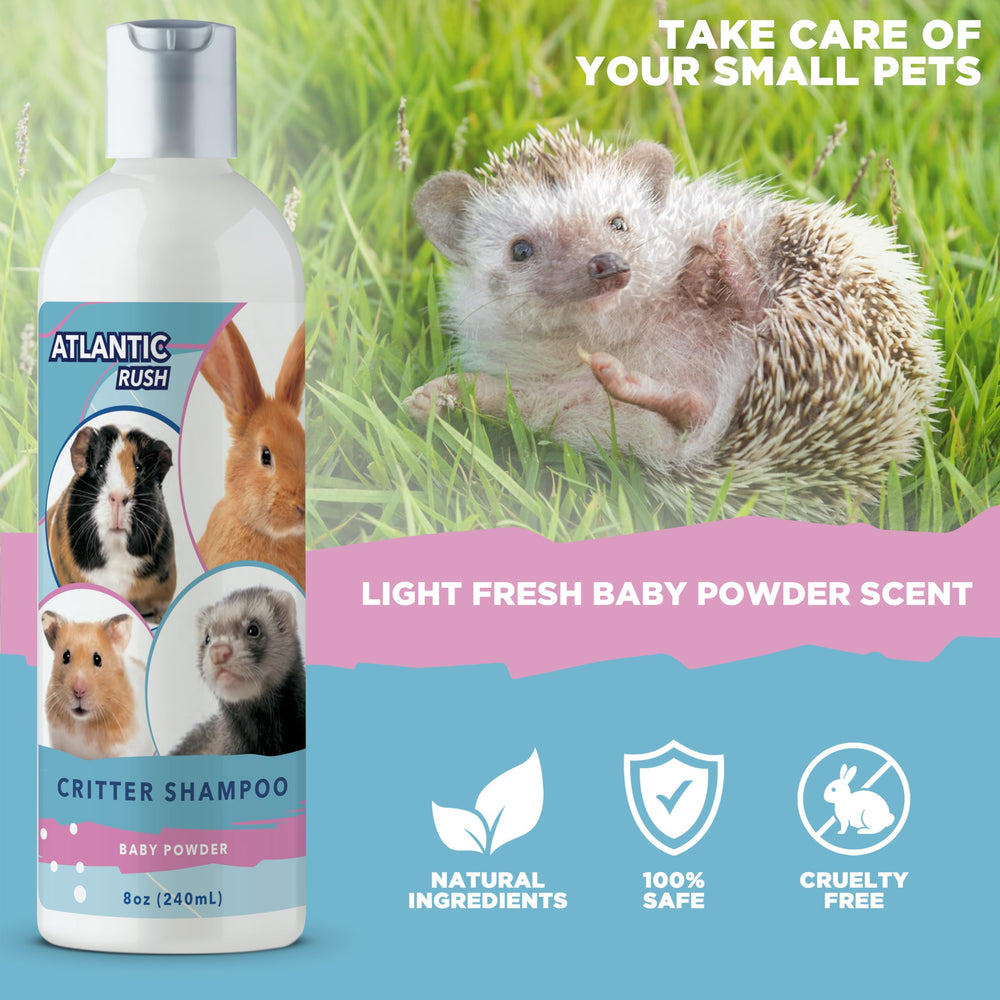 Atlantic Rush Critter Shampoo – pelage-brillant après utilisation, sans irritation.