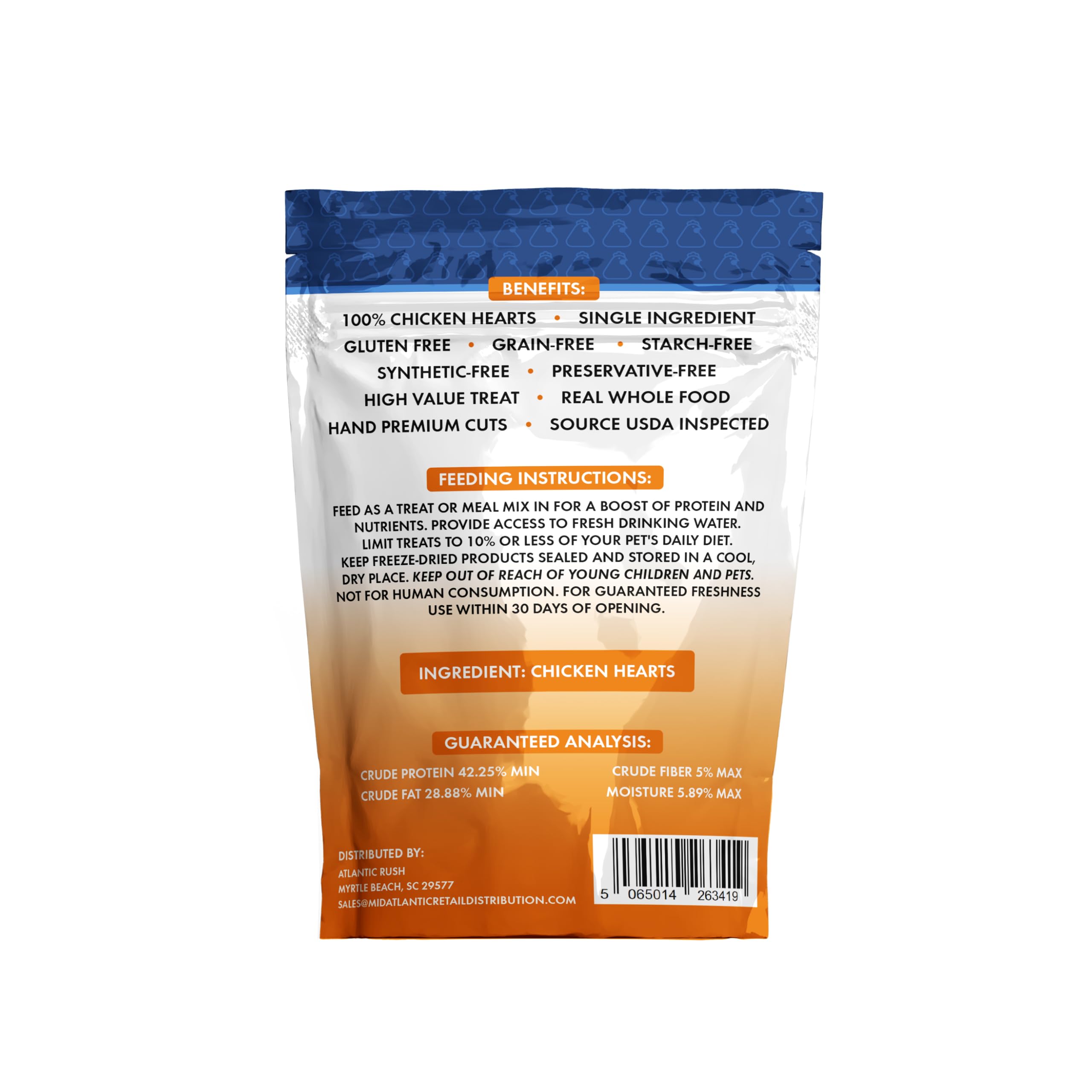 Atlantic Rush digestion optimale : friandises lyophilisées favorisant une digestion douce.