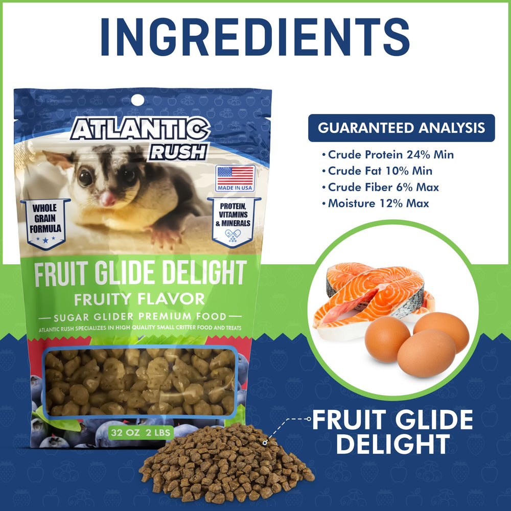 Atlantic Rush Fruit Glide Delight, bol alimentation pratique et frais.