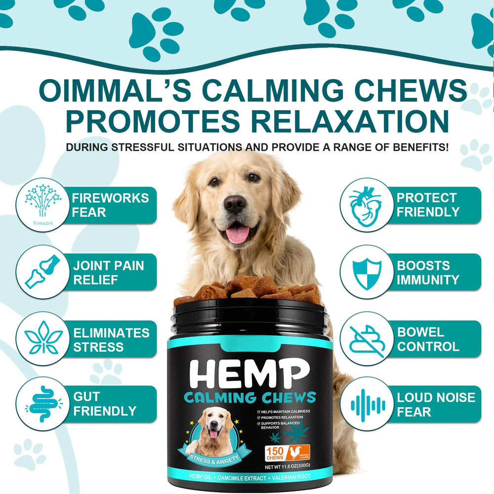 Ingrédients naturels chanvre et extraits dans les friandises ATOANY pour chien.