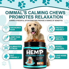 Ingrédients naturels chanvre et extraits dans les friandises ATOANY pour chien.