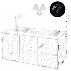 ATPWONZ boîte d’élevage en acrylique offre observation claire sans déranger les alevins